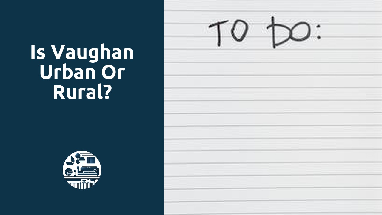 Is Vaughan urban or rural?